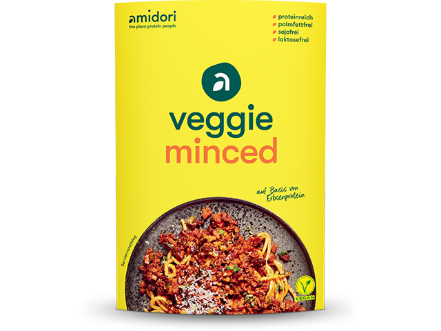 amidori veggie minced packaging